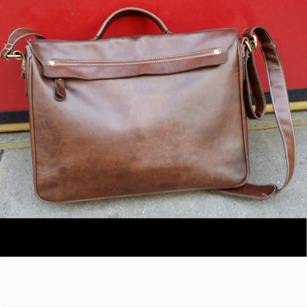 Brown Leather Men's Bag
